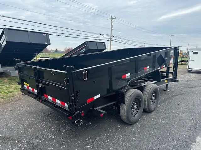 Big Tex 7 x 16 Gooseneck Dump Trailer – Combo Gate & Ramps - Image 5