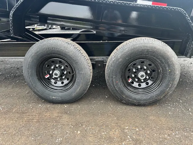 Big Tex 7 x 16 Gooseneck Dump Trailer – Combo Gate & Ramps - Image 3