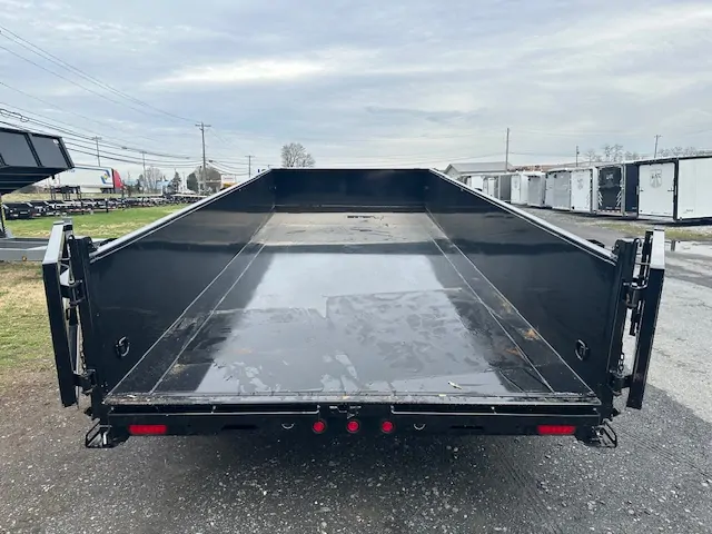 Big Tex 7 x 16 Gooseneck Dump Trailer – Combo Gate & Ramps - Image 6