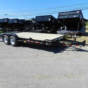 Big Tex 7 x 18 Low Profile Equipment Trailer Mega Ramps