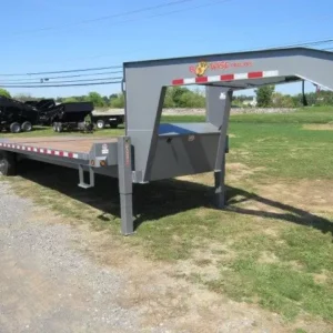 BWise 8 x 30 Gooseneck Equipment Trailer – Hydraulic Tail