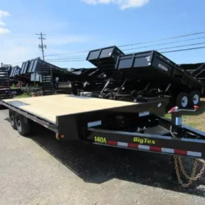 Big Tex 102″ x 20′ Deckover Equipment Trailer Self Clean Beavertail