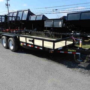 Big Tex 7 x 18 Heavy Duty Landscape Trailer Split Gate