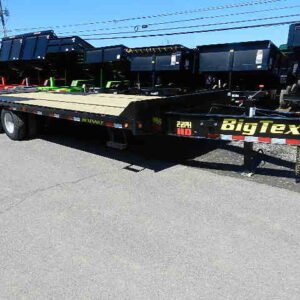 Big Tex 8.5 x 25 Heavy Duty Deckover Equipment Trailer Mega Ramps