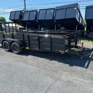 Big Tex 7 x 18 Landscape Utility Trailer – 2′ Solid Steel Sides