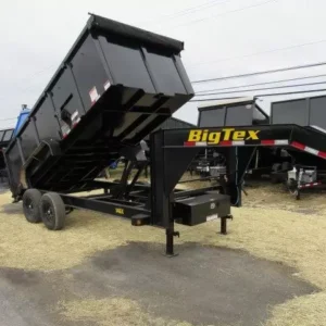 Big Tex 7 x 16 Gooseneck Dump Trailer – Solid High Sides