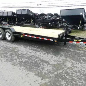 Big Tex 7 x 20 Equipment Trailer 14K Mega Ramps