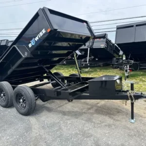 BWise 6 x 10 Low Profile Dump Trailer 6K Axles