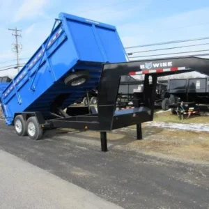 BWise 7 x 16 Heavy Duty Gooseneck Dump – Ultimate Dump Trailer