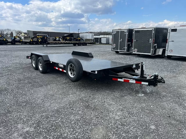 CAM Superline 7 x 20 Steel Deck Car Hauler Aluminum Wheels - Image 2