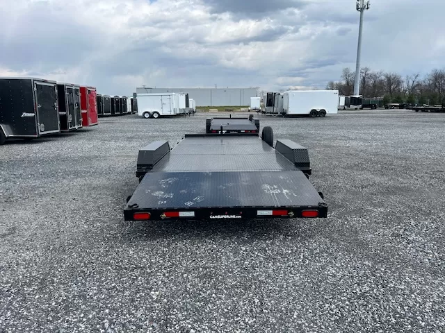 CAM Superline 7 x 20 Steel Deck Car Hauler Aluminum Wheels - Image 4
