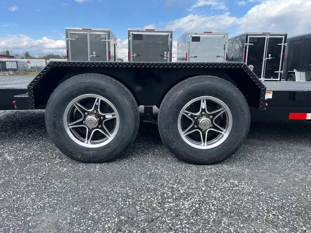 CAM Superline 7 x 20 Steel Deck Car Hauler Aluminum Wheels - Image 6
