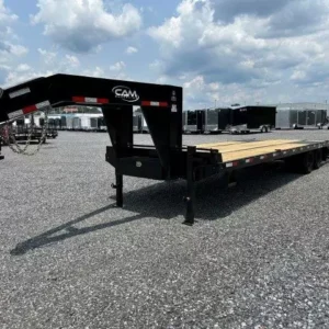 CAM Superline 8 x 30 Deckover Gooseneck Equipment Trailer
