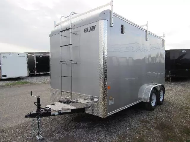 Car Mate 7 x 14 Enclosed Contractor Trailer - Image 7