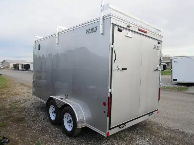 Car Mate 7 x 14 Enclosed Contractor Trailer - Image 6