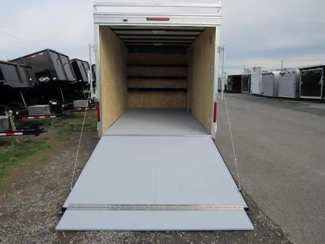 Car Mate 7 x 14 Enclosed Contractor Trailer - Image 2
