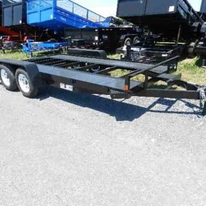 Car Mate 7 x 16 Car Trailer – 7K with Open Steel Deck