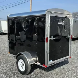 Carry-On 5 x 8 Enclosed Cargo Trailer Ramp Door and Side Door