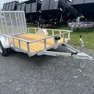 Carry-On 6 x 10 Aluminum Landscape Utility Trailer – Rear Mesh Gate