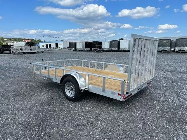 Carry-On 7 x 12 Aluminum Landscape Utility Trailer – Rear Gate - Image 4