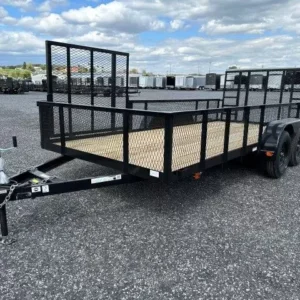 Carry On 7 x 16 Landscape Utility Trailer – Mesh Sides & ATV Gate