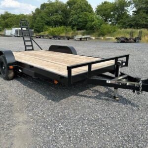 Carry On 7 x 16 Low Profile Equipment Trailer Ladder Ramps