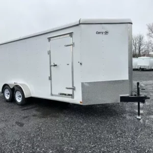 Carry On 7 x 18 Enclosed V-Nose Cargo Trailer – 6″ Added Height