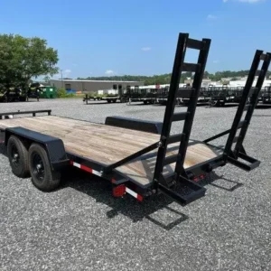 Carry On 7 x 20 Equipment Trailer Ladder Ramps
