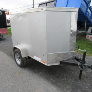 Diamond Cargo 4 x 6 Enclosed Cargo Trailer Single Rear Door