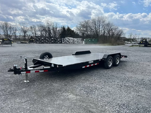 CAM Superline 7 x 20 Steel Deck Car Hauler Aluminum Wheels - Image 7