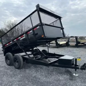 Premier 7 x 12 High Side Dump Trailer – Combo Gate & Ramps