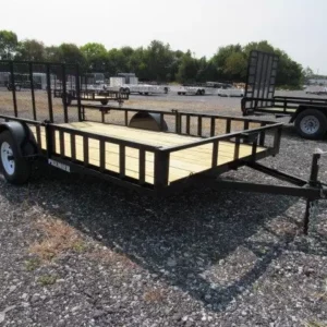 Premier 7 x 14 Landscape Utility Trailer – Removable Side ATV Ramps