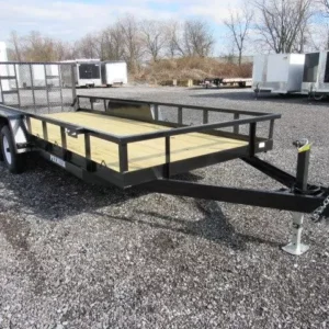 Premier 7 x 20 Landscape Utility Trailer – Rear Ramp Gate
