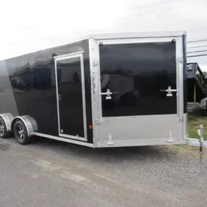 Sno Pro 7.5 x 18 Drive On/Off Snowmobile Trailer – All Aluminum