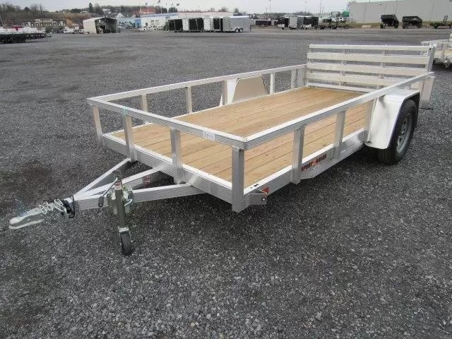 Sport Haven 6×12 Aluminum Utility Trailer – Bi-Fold Ramp Gate - Image 3