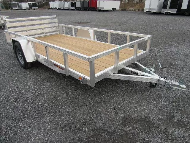Sport Haven 6×12 Aluminum Utility Trailer – Bi-Fold Ramp Gate