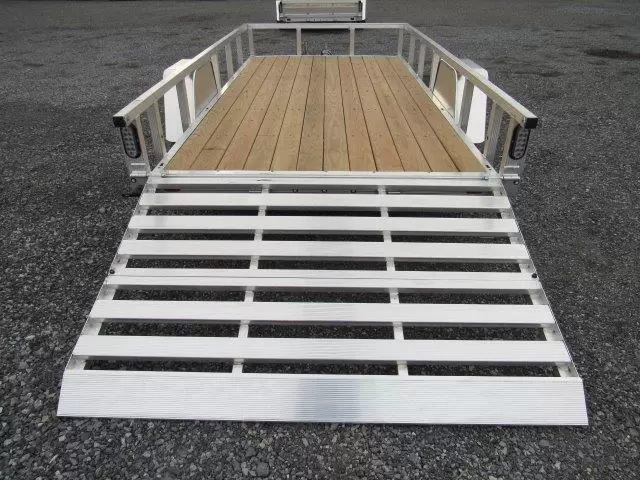 Sport Haven 6×12 Aluminum Utility Trailer – Bi-Fold Ramp Gate - Image 6