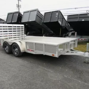 Sport Haven 7×14 Aluminum Landscape Trailer – Heavy Duty Ramp