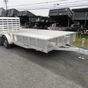 Sport Haven 7×16 Aluminum Landscape Trailer – Heavy Duty Ramp