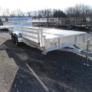 Sport Haven 7×18 Aluminum Landscape Trailer – Side ATV Ramp