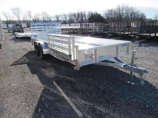 Sport Haven 7×18 Aluminum Landscape Trailer – Side ATV Ramp