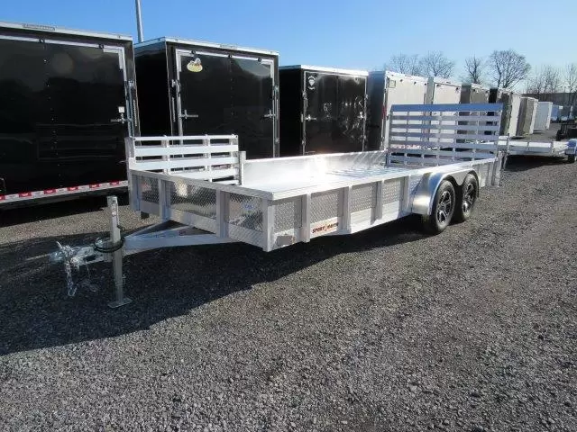 Sport Haven 7×18 Aluminum Landscape Trailer – Side ATV Ramp - Image 4