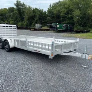 Sport Haven 7×20 Aluminum Utility Trailer ATV Ramps