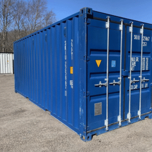 20′ x 8′ x 8.5′ Tall– New Shipping/Storage Container – Wind and Watertight – Blue | Blue Shipping Container