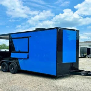 Tatinium Blue/Black Porch Trailer 8.5x20TA