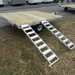 Cargo Pro 8 x 9 Aluminum (2) Place ATV Trailer – Aluminum Ramps