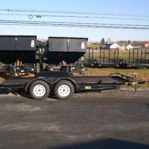 Big Tex 7 x 16 Open Car Trailer – Removable Fenders