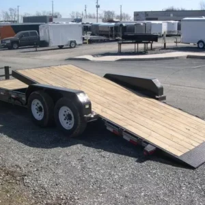 Big Tex 7 x 22 Equipment Trailer Split Tilt Deck